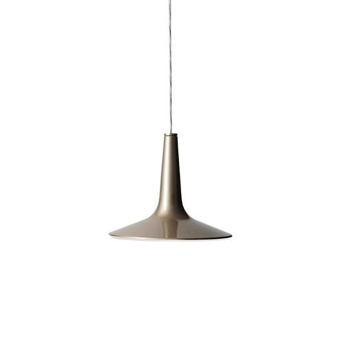 Anodic Bronze Kin 479 Suspension Lamp by Francesco Rota for Oluce For Sale - Image 4 of 7