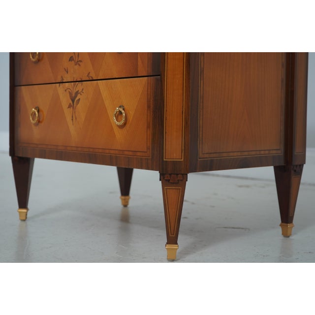 Colombo Mobili 3 Drawer Italian Nightstand Chest For Sale - Image 10 of 18