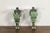 19th Century English Bronze Verdigris Wall Brackets with Lucite Tops, a Pair For Sale In Atlanta - Image 6 of 12