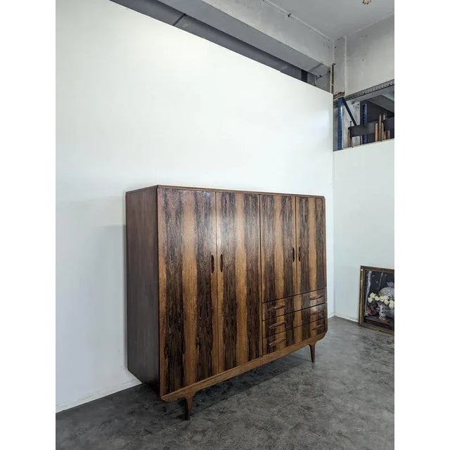 Scandinavian Wardrobe in Rosewood, in Very Good conditions.