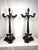 Metal Empire Bronze Candelabras, France, Set of 2 For Sale - Image 7 of 9