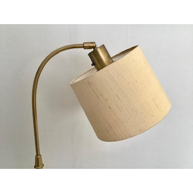 Scandinavian Modern Model 5737 Floor Lamp in Brass and Leather by Einar Bäckström, 1950s For Sale - Image 13 of 18
