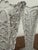 Pair of Vintage Clear Glass Trumpet Vases, Daisy & Button Pattern, Mid Century Pressed Glass Decor For Sale In Boston - Image 6 of 10