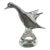 Vintage Licio Zanetti Italy Hand Blown Murano Art Glass Goose Duck Bird Sculpture For Sale
