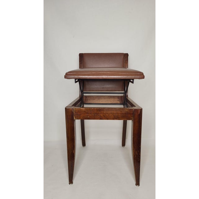 Wood Piano Chair / Stool, 1950s For Sale - Image 7 of 10