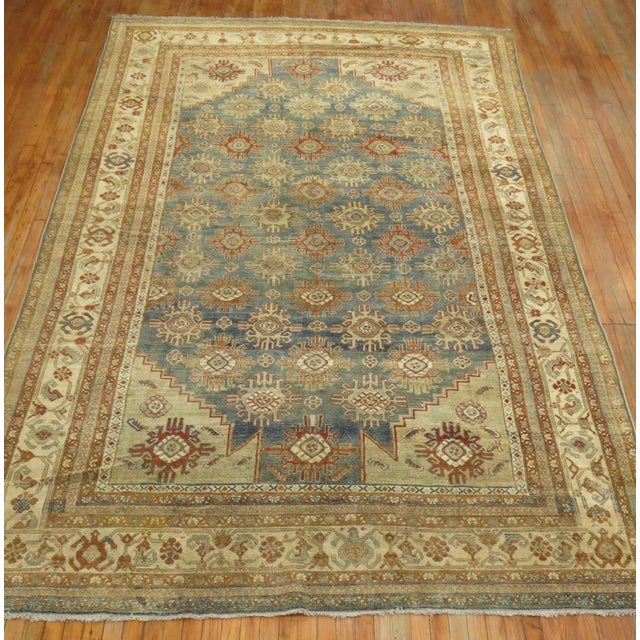 1920s Beautiful Room Size Persian Malayer Rug For Sale In New York - Image 6 of 6