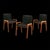 Dilos Armchairs by Guido Faleschini for I4 Mariani, 1970s, Set of 3 For Sale - Image 12 of 12