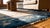 Textile Splendid Beige and Blue Color With Unique Floral Design Antique Chinese Peking Rug For Sale - Image 7 of 9