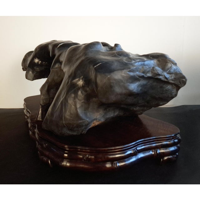 Large Chinese Crouching Beast Gongshi For Sale - Image 4 of 14