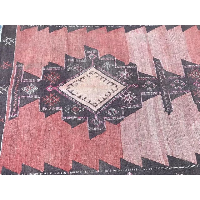 Vintage Long Kurdish Kilim For Sale - Image 6 of 16