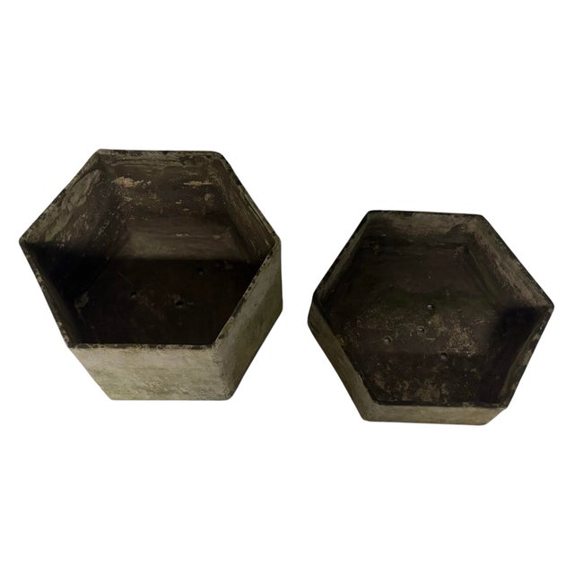 Modern Willy Guhl Style Planters, Set of Two For Sale - Image 3 of 7