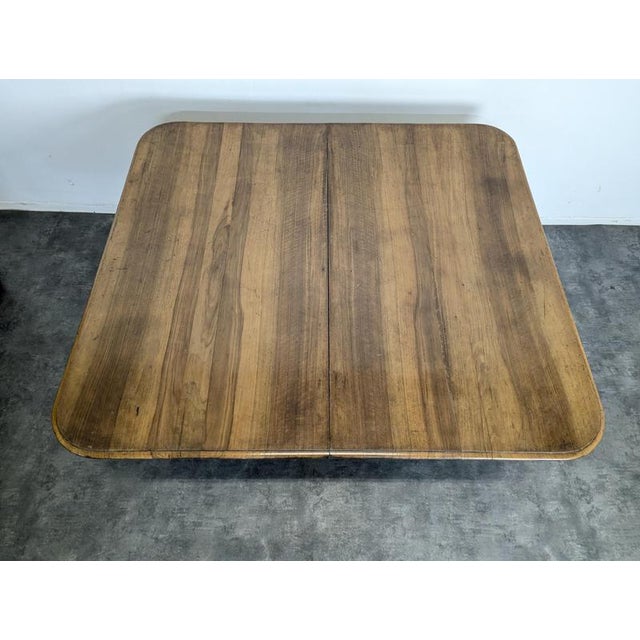Renaissance Table in Solid Walnut For Sale - Image 6 of 10