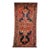 19th Century Persian Farahan Gallery Rug, Hand-Knotted Wool, Geometric Pattern, Red & Navy, 5x10 For Sale