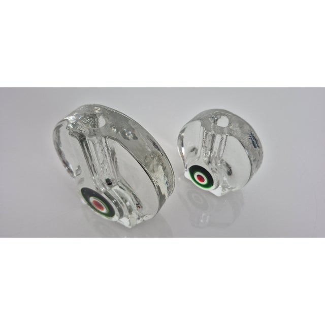 Pop Art Glass Vases by H. Düsterhaus for Walther-Glas, Germany, 1960s, Set of 2 For Sale - Image 14 of 17