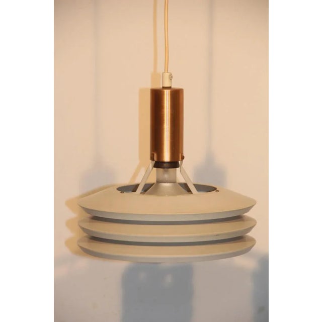 Minimalist Danish Ceiling Lamps from En Voss Belysning, 1950s, Set of 2 For Sale - Image 4 of 15