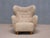 Wingback Chair in Sheepskin and Birch by Otto Schulz for Boet, Sweden, 1946 For Sale - Image 11 of 16