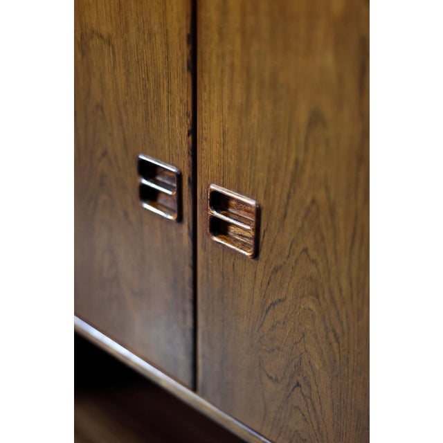 Mid-Century Modern Scandinavian Rosewood Highboard with Bar from Æ. Jensen & T. Mølholm, 1960s For Sale - Image 17 of 18
