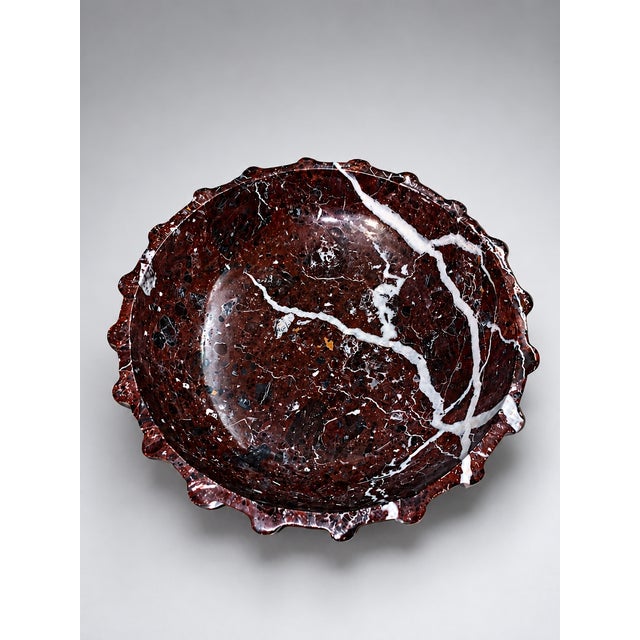 Elevate your space with this exquisite Handmade Ruffled Stone Bowl, thoughtfully crafted to showcase the natural beauty of...