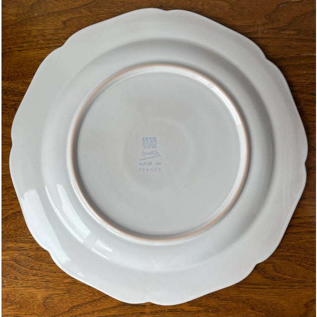 1960s French Motton Gien Faience-8 Place Settings + Serving-106 Pieces For Sale - Image 5 of 12