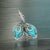 Persian Turquoise Diamond Pendant Earrings 14k WG 26.85 TCW Certified For Sale - Image 10 of 15