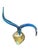 Limited edition Sandro Frattini Murano blue bird art glass sculpture, signed and numbered 21/70. The long sweeping bird...