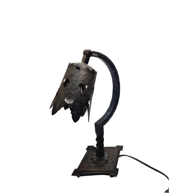 Art Deco Bedside Lamp, Poland, 1950s For Sale - Image 13 of 14