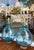 Glass Pair of Arteriors Cerulean Blue Glass Tables Lamps For Sale - Image 7 of 9