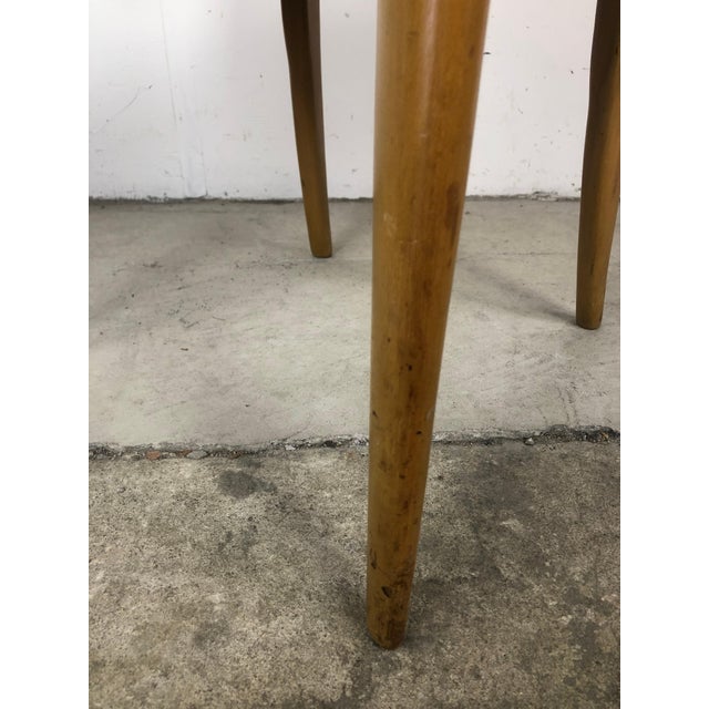 Mid Century Modern Upholstered Side Chair by Heywood Wakefield For Sale - Image 12 of 13