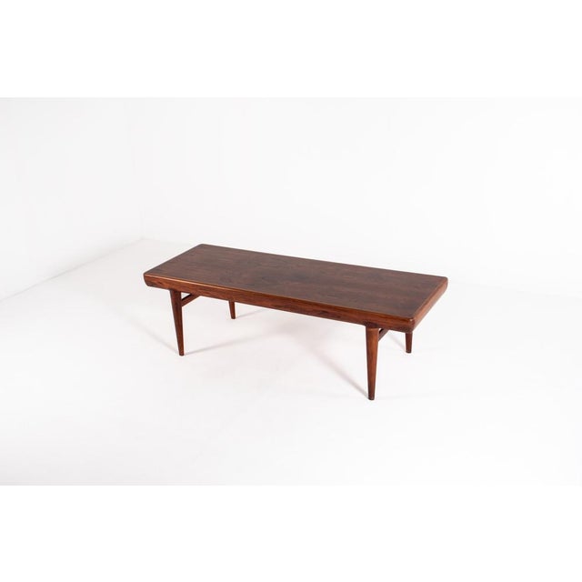 Vintage Rosewood Coffee Table by Johannes Andersen for CFC Silkeborg, 1960s For Sale - Image 10 of 18