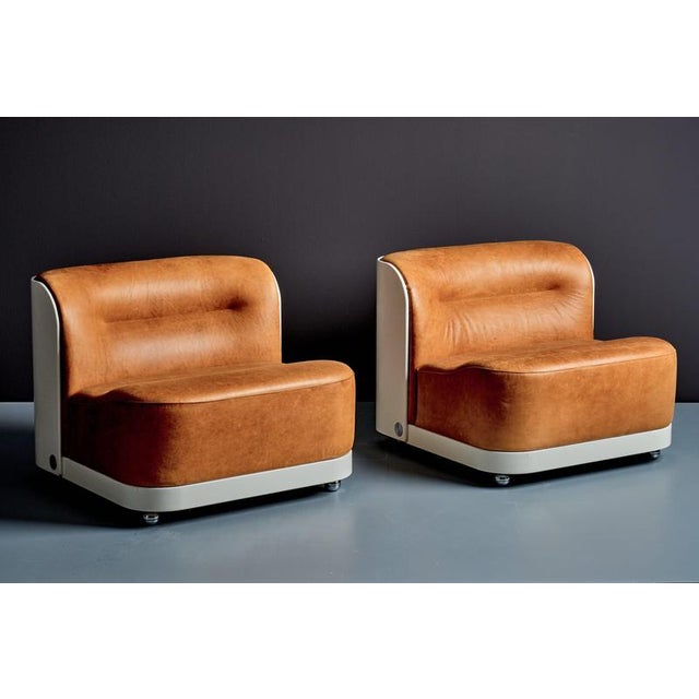 Trinom Lounge Chairs attributed to Peter Maly for Cor Germany, 1960s, Set of 2 For Sale - Image 3 of 14