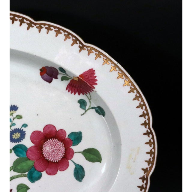 Ceramic Barr, Flight & Barr Worcester Porcelain Serving Dishes, Famille Rose Taste For Sale - Image 7 of 14