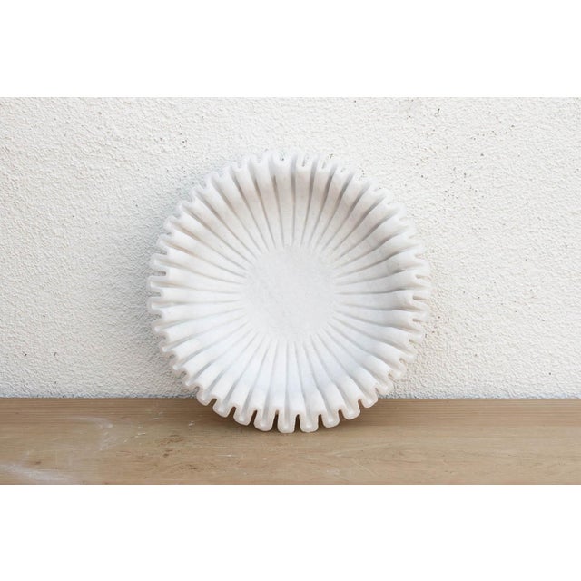 Large Organic Modern Marble Bowl For Sale - Image 4 of 6