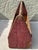 Antique Early 20th Century Red Rustic Farmhouse Wooden Tool Caddy For Sale - Image 4 of 11