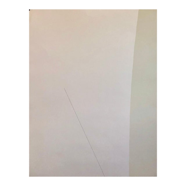 Ivan Schwebel Jerusalem Modernist Landscape Oil Painting Israeli Bezalel Artist, Judaica Art 1985 For Sale