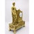 Gold French Empire Gilt Bronze Mantle Clock , France 1810 For Sale - Image 8 of 15