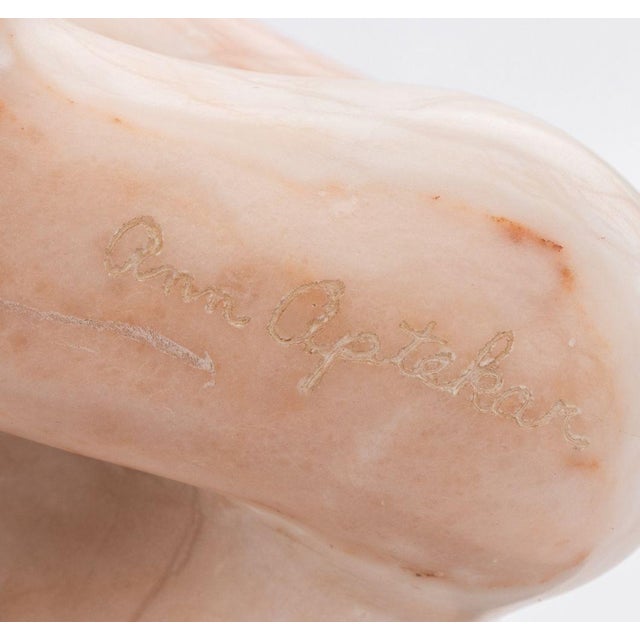 Pink Ann Aptekar Figural Group Marble Sculpture For Sale - Image 8 of 9