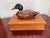 Vintage Folk Art Pine Wood Lidded Box With Mallard Duck Decoy For Sale - Image 12 of 12