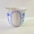 White 1990s Jay Wilfred for Andrea by Sadek Petite Blue & White Portuguese Fluted Porcelain Cachepot For Sale - Image 8 of 11
