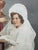 Traditional 1938 First Communion Devotional Portrait in Ornate Silvered Polychrome Floral Frame For Sale - Image 3 of 13