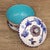 Vintage Cloisonné Enamel Lidded Bowls With Saucers – Floral & Bird Motif - Set of 4 For Sale - Image 17 of 18