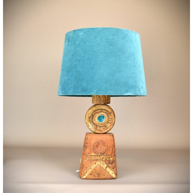Ceramic Table Lamp by Bernarde Rooke for Kor, England, 1960s For Sale - Image 3 of 10