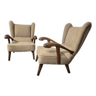 Vintage Armchairs by Krasna Jizba, 1960s, Set of 2 For Sale