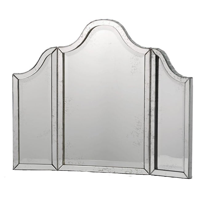 Hollywood Regency Currey & Company Gilda Vanity Mirror For Sale - Image 3 of 3
