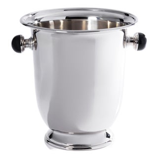 Duval Brass Champagne Bucket with Black Stone For Sale