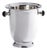 Duval Brass Champagne Bucket with Black Stone For Sale