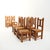 Handmade Oak Chairs, 1970s, Set of 8 For Sale - Image 15 of 16