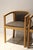 Mid-Century Modern Vintage Danish Modern Oak Barrel Back Chairs | Scandinavian Lounge Armchairs Pair For Sale - Image 3 of 10