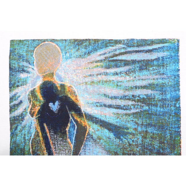 Deborah Rumer "Like a Breeze Passing" Print and Poem 1997 For Sale - Image 4 of 4