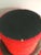 1970s 1970s Red Shag Mushroom Shaped Ottoman For Sale - Image 5 of 5