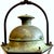 19th Century French Copper Street Lanterns - Pair - Rewired - 6 Foot Chains For Sale - Image 4 of 12